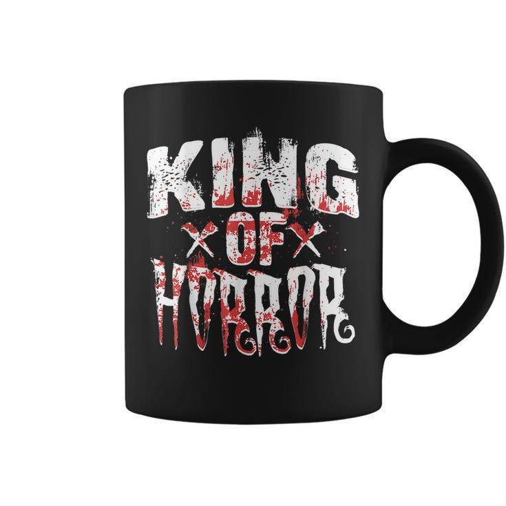 Horror Movie Scary King Of Horror Men Fathers Day King  Coffee Mug