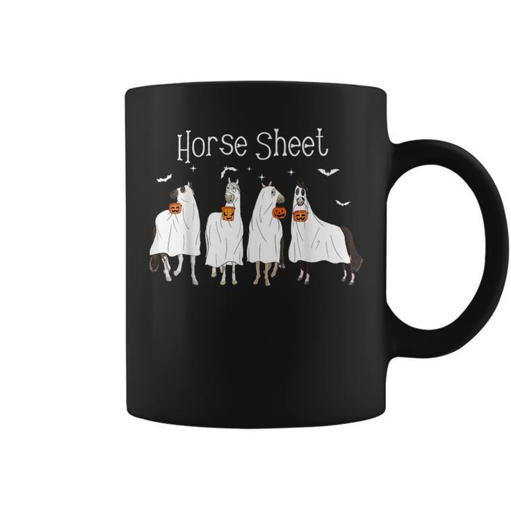 Horse This Is Boo Sheet Ghost Boo Halloween Outfit Coffee Mug