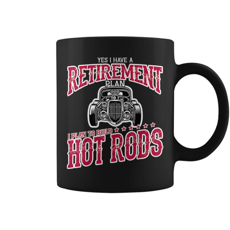 Funny Hot Rod Enthusiast Retirement Party Gift Class Car Retirement Funny Gifts Coffee Mug