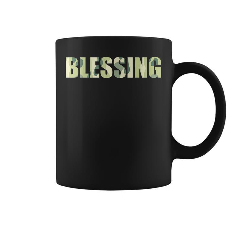 Funny Hunting Camo Blessing In Disguise Camouflage Lazy Team  Coffee Mug