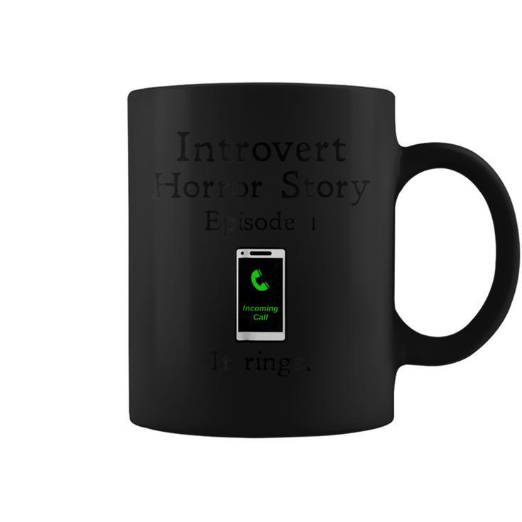 Introvert Phone Phobia Anxiety Anxiety Coffee Mug