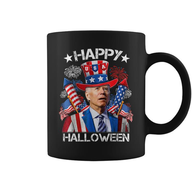 Funny Joe Biden 4Th Of July  Happy Halloween Firework  Coffee Mug