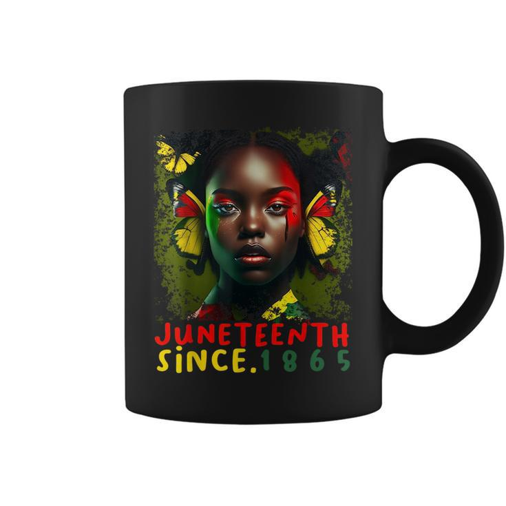 Funny Junenth For Women Freedom Since 1865 African Pride  Coffee Mug