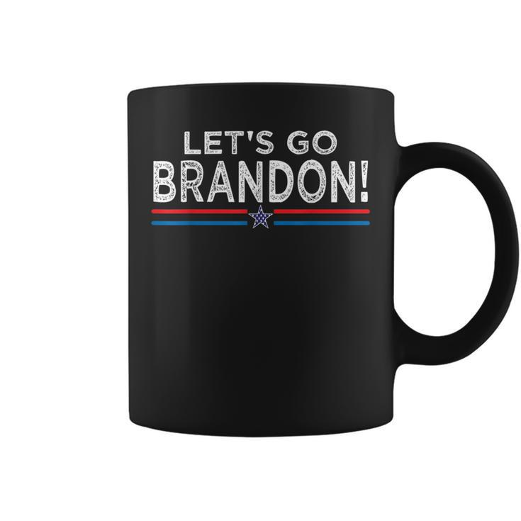 Funny Lets Go Brandon Meme Retro Vintage Design Meme Funny Gifts Coffee Mug