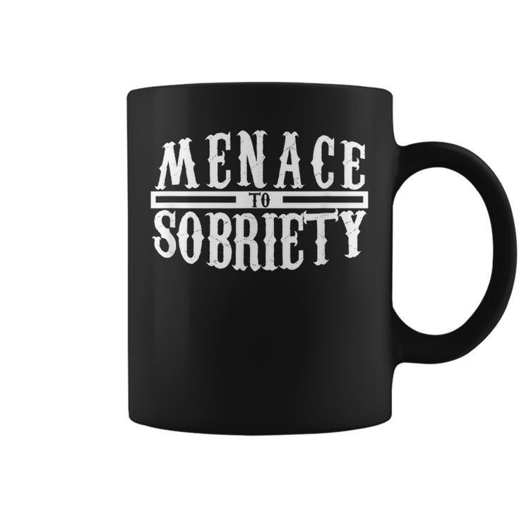 Funny Menace To Sobriety Pun Alcohol Drinking Drinker  Coffee Mug