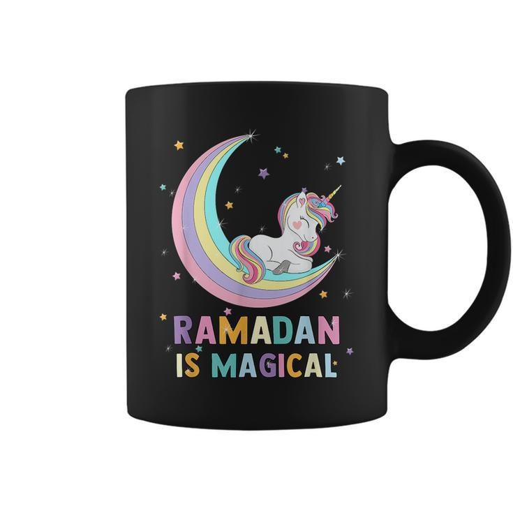 Funny Moon Unicorn Ramadan Is Magical Unicorn Funny Gifts Coffee Mug