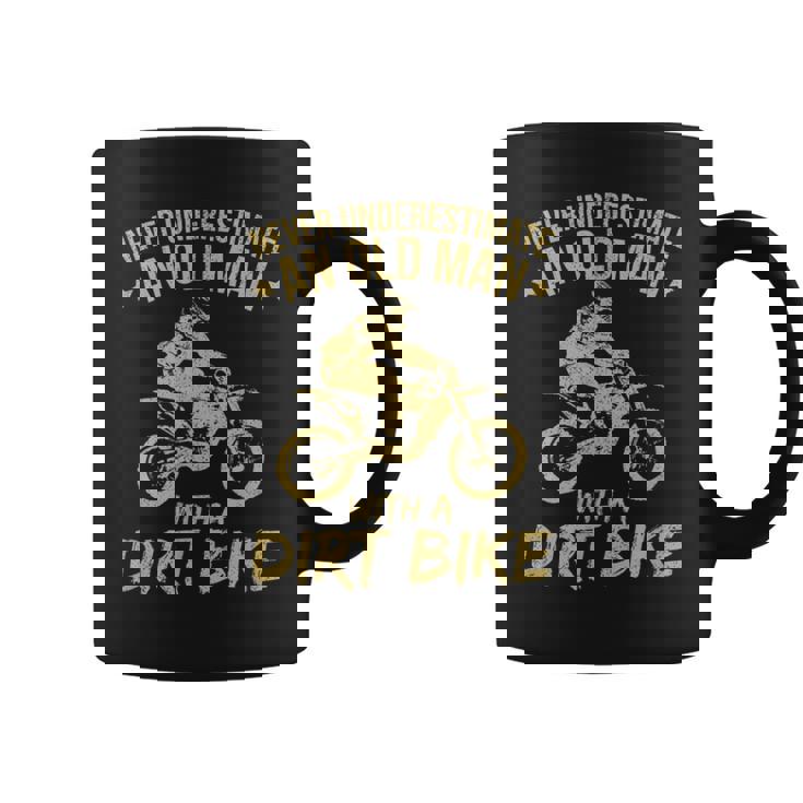 Funny Motocross Never Underestimate Coffee Mug