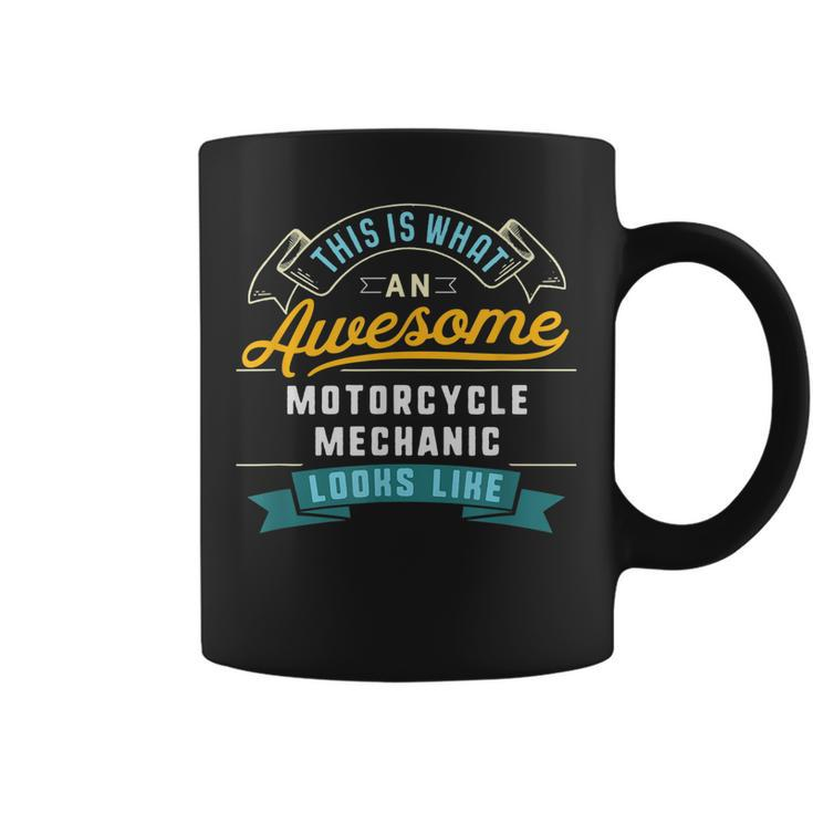 Funny Motorcycle Mechanic  Awesome Job Occupation Coffee Mug