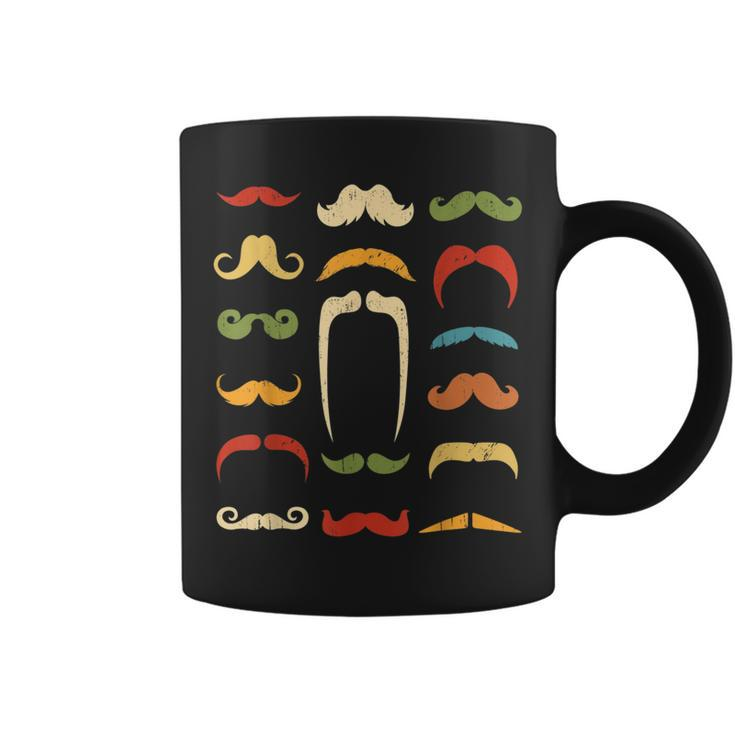 Funny Mustache Styles | Vintage Retro Hipster Mustache  Coffee Mug