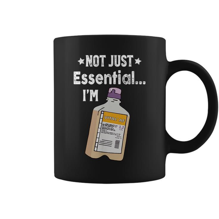 Funny Nurse Dietician Rd Rn Not Just Eessential Im Vital Af  Coffee Mug