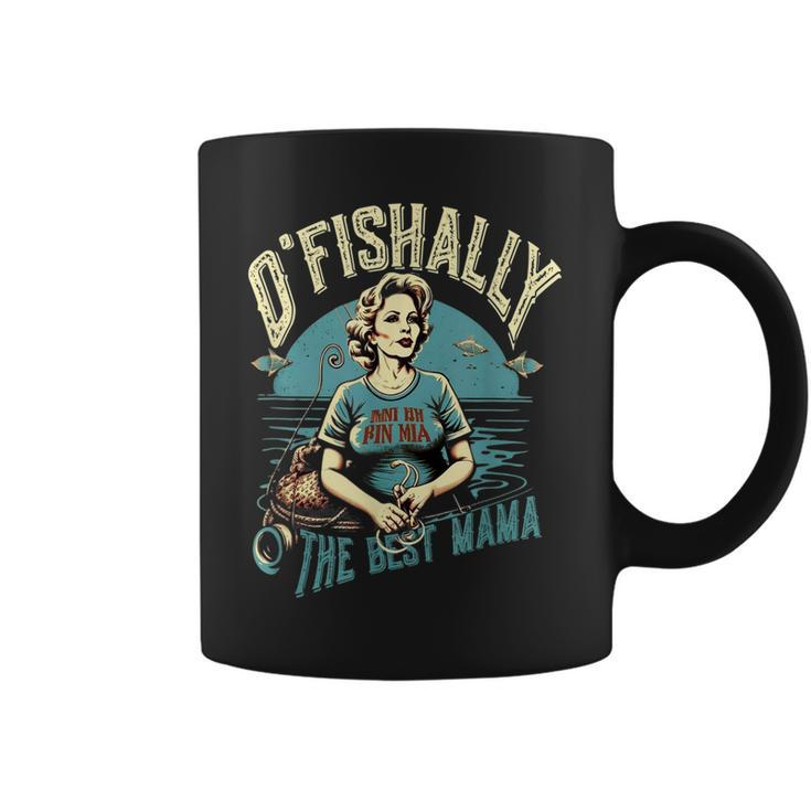 Funny Ofishally The Best Mama Fishing Mommy Mothers Day  Gift For Women Coffee Mug