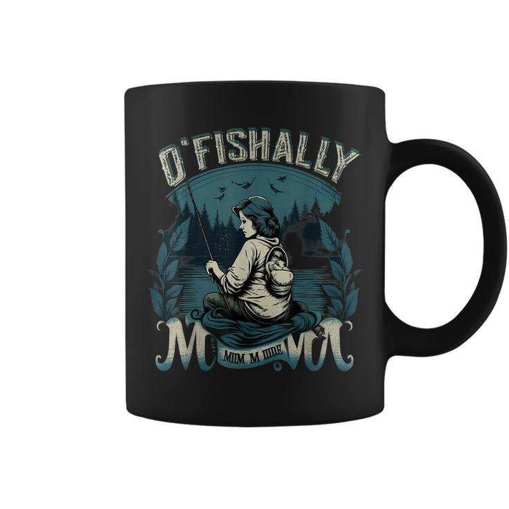 Funny Ofishally The Best Mama Fishing Rod Mommy Mothers Day  Gift For Women Coffee Mug