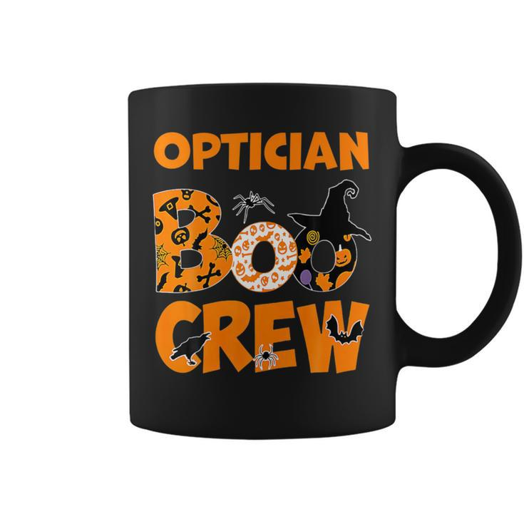 Optician Boo Crew Eye Halloween Spooky Witch Optometry Coffee Mug