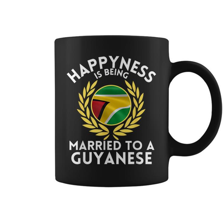 Outfit Happyness Is Being Married To A Guyanese Coffee Mug