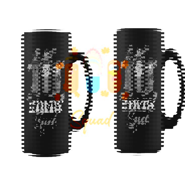 Funny Pharmacy Squad Thanksgiving Thankful Turkey Pharmacist Gifts For Turkey Lovers Funny Gifts Coffee Mug