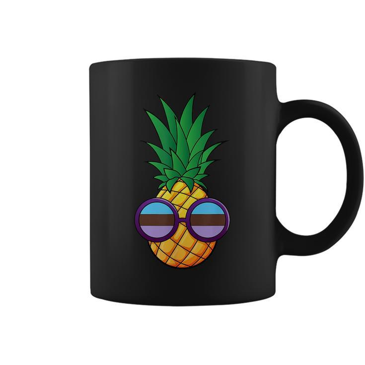 Funny Pineapple Androsexual Flag  Coffee Mug