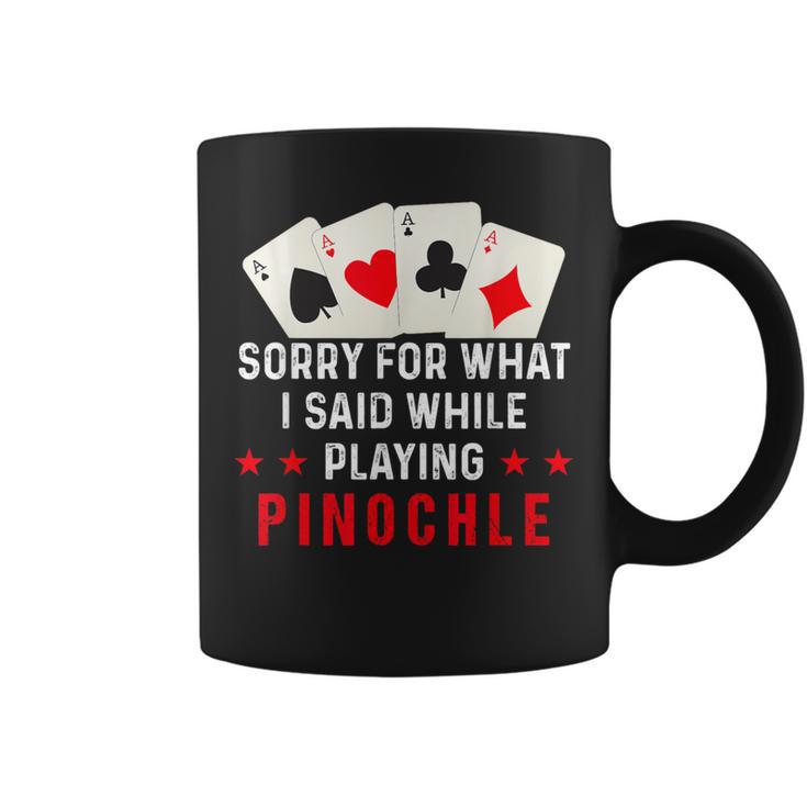 Pinochle Card Game Player Quote Coffee Mug
