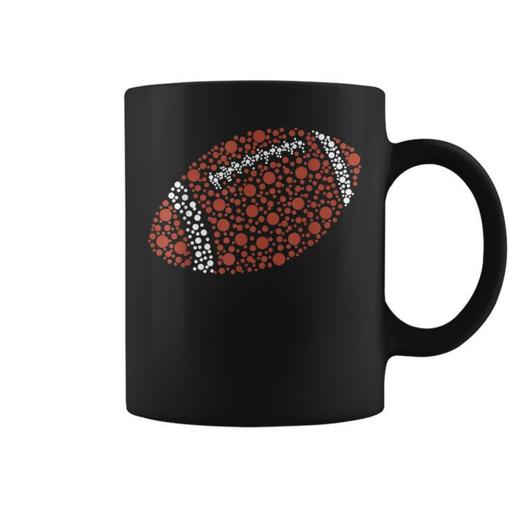 Polka Dot Football Lover Player International Dot Day Coffee Mug