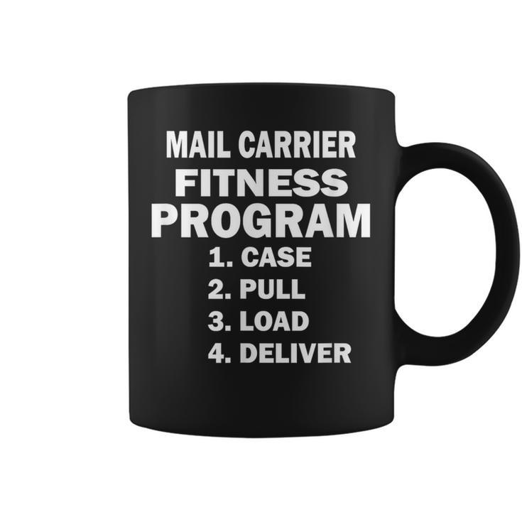 Postal Worker Mail Carrier Fitness Program Coffee Mug