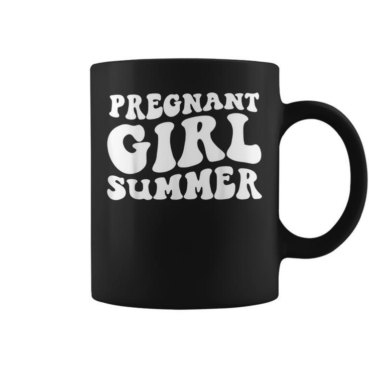 Funny Pregnancy Reveal Pregnant Girl Summer Baby Shower Summer Funny Gifts Coffee Mug