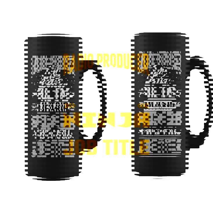 Radio Producer Job Title Coffee Mug