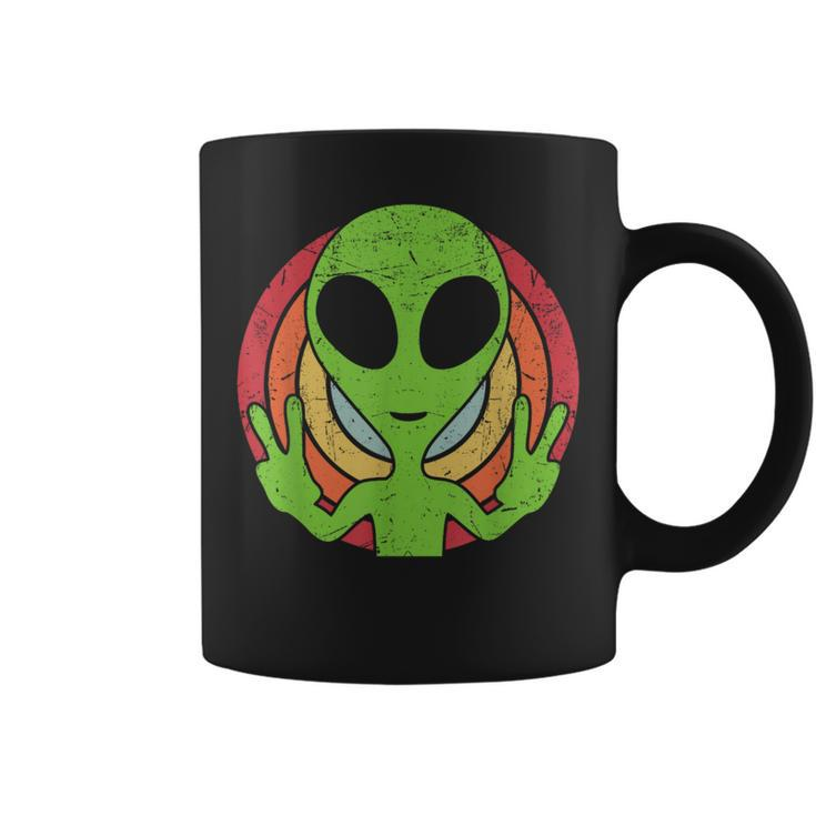 Retro 80'S Style Vintage Ufo Lover Alien Space Coffee Mug