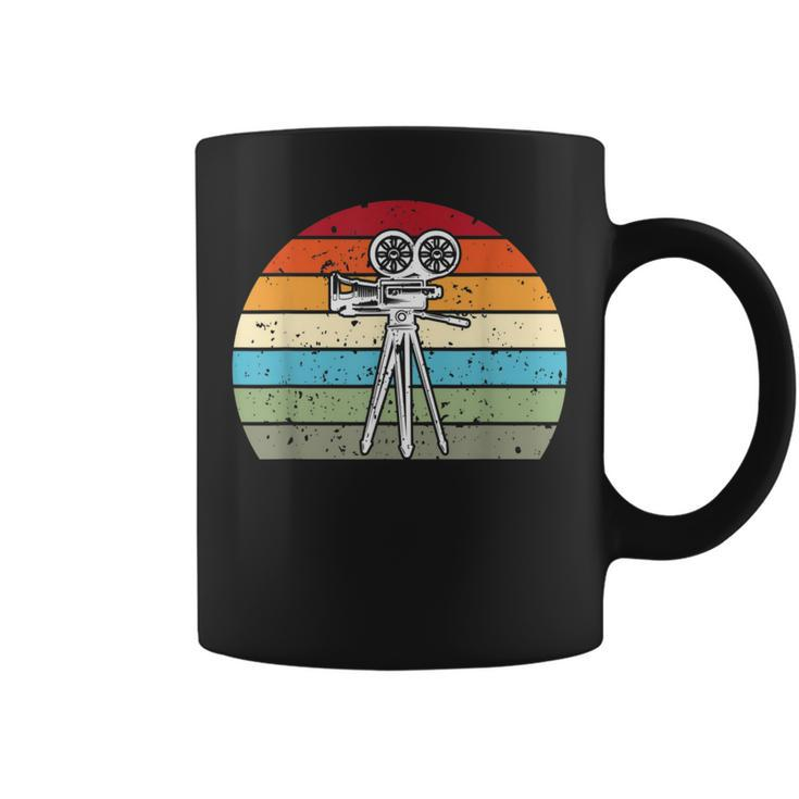 Funny Retro Vintage Sunset Filmmaker Coffee Mug