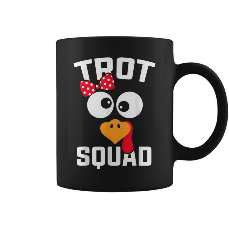 Running Turkey Trot Squad Thanksgiving For Girl Coffee Mug