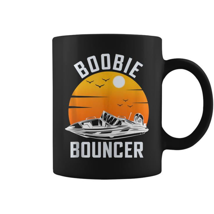 Funny Sailing Boat Boobie Bouncer Vintage  Coffee Mug