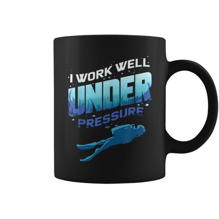 Scuba Diver For Underwater Quote Freediving Coffee Mug