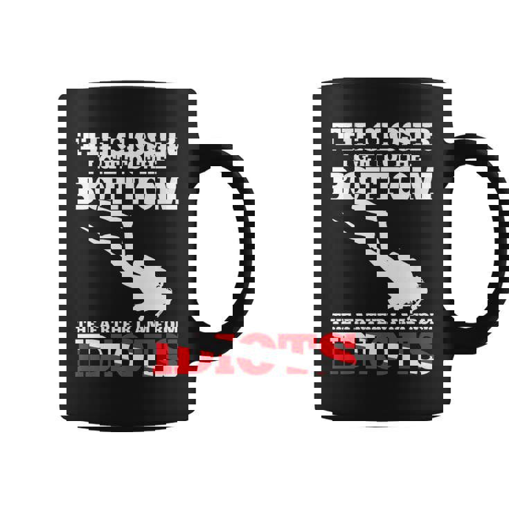 Scuba Diving Flag Dive Quote Scuba Diver Coffee Mug