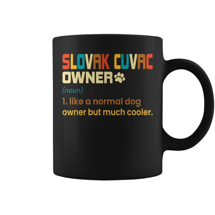Slovak Cuvac Vintage Retro Dog Mom Dad Coffee Mug