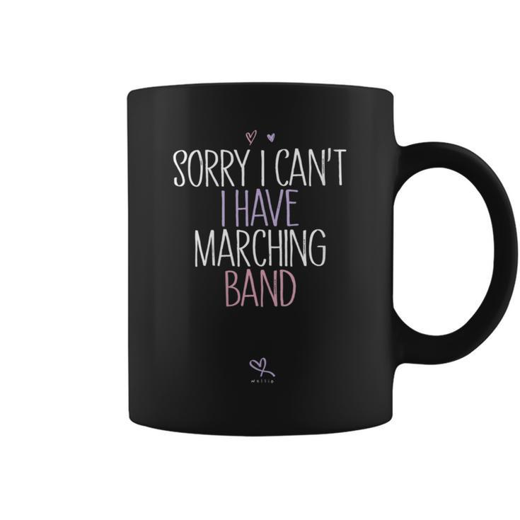 Funny Sorry I Cant I Have Marching Band Trumpet Instrument Gift For Womens Coffee Mug