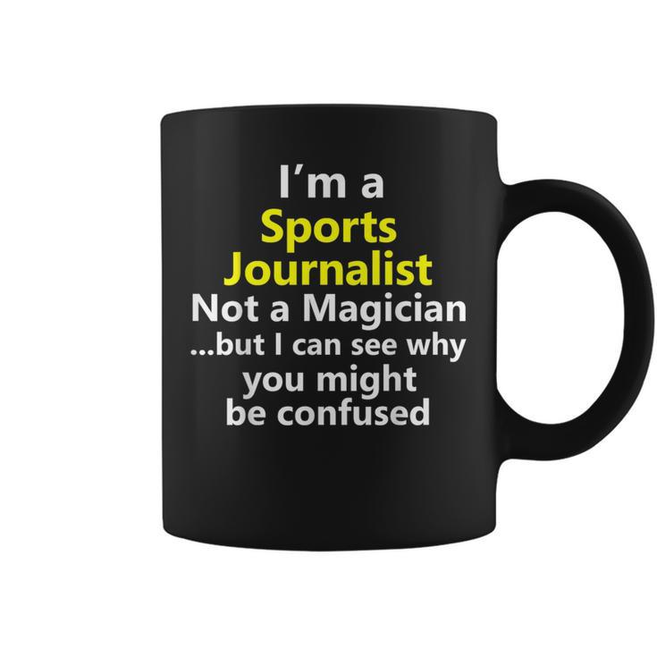 Funny Sports Journalist Job Career Report News Anchor Gift  Coffee Mug