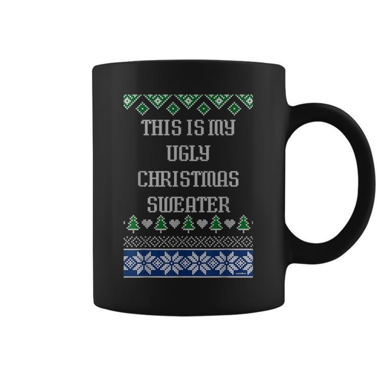 T This Is My Ugly Christmas Sweater Style Coffee Mug