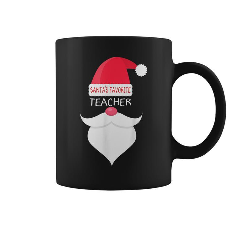 Teacher Christmas Santa's Favorite Coffee Mug
