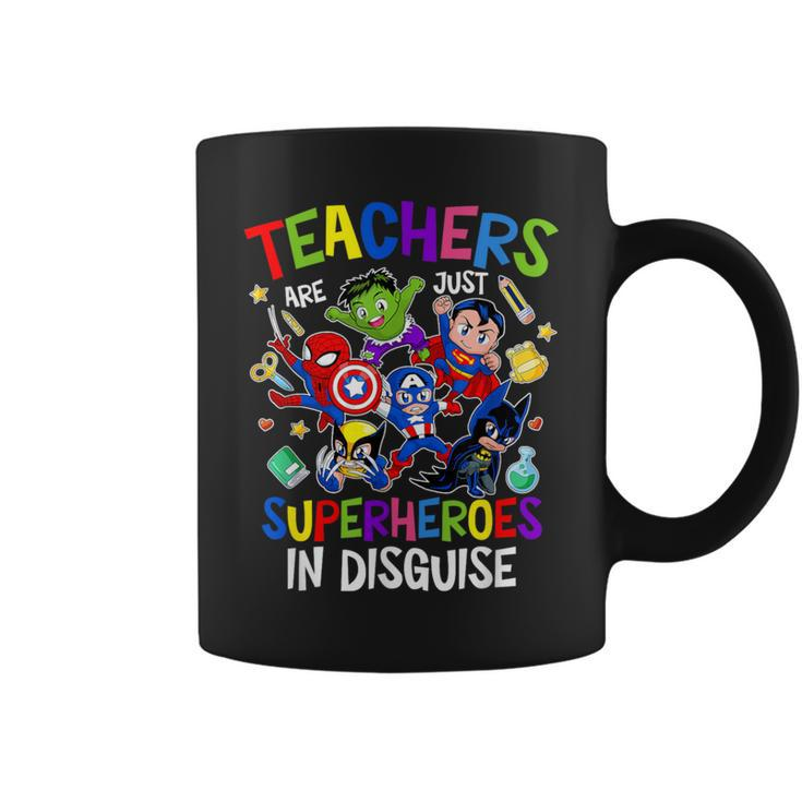Teachers Are Superheroes Back To School Coffee Mug
