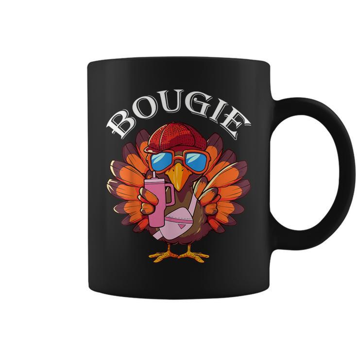 Thanksgiving Turkey Trendy Bougie Fall Vibes Kid Coffee Mug