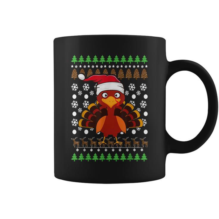 Turkey Thanksgiving Turkey Ugly Christmas Sweater Coffee Mug