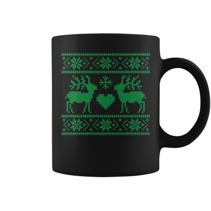 Ugly Christmas Sweater Style Coffee Mug