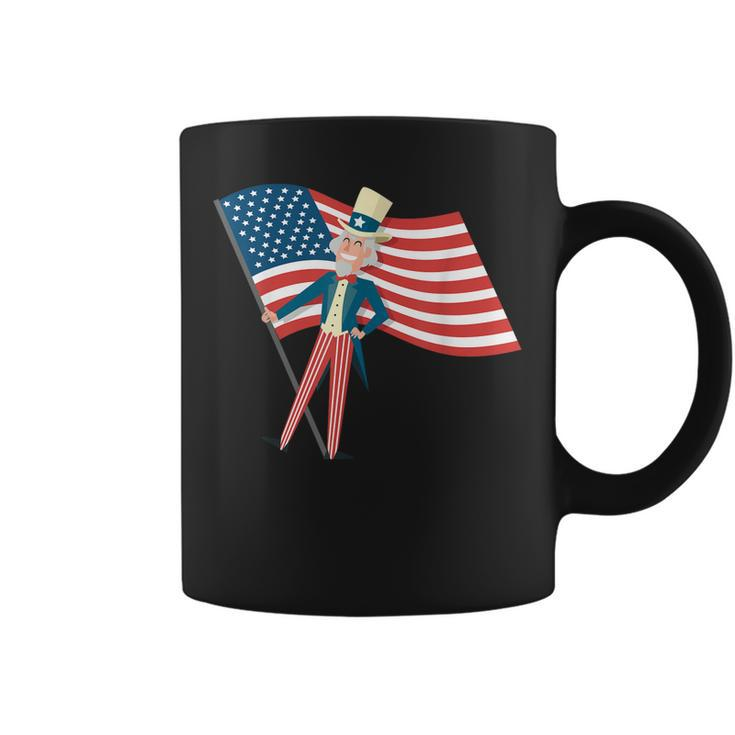 Funny Uncle Sam Griddy 4Th Of July Independence Day Coffee Mug