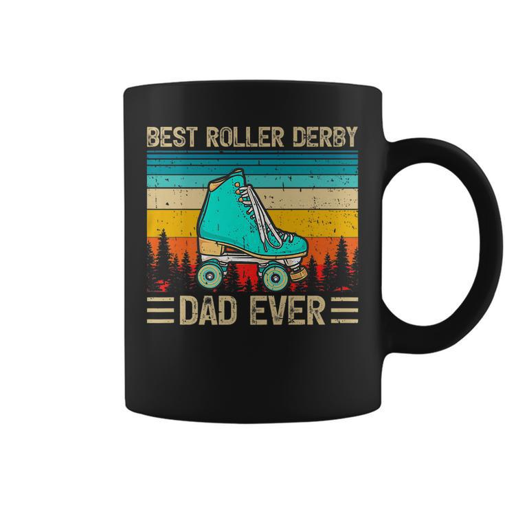 Funny Vintage Retro Best Roller Derby Dad Ever Fathers Day   Gift For Mens Gift For Women Coffee Mug