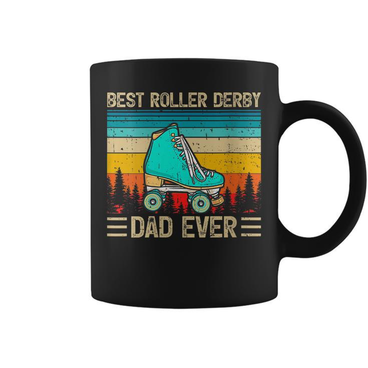 Funny Vintage Retro Best Roller Derby Dad Ever Fathers Day  Gift For Womens Gift For Women Coffee Mug