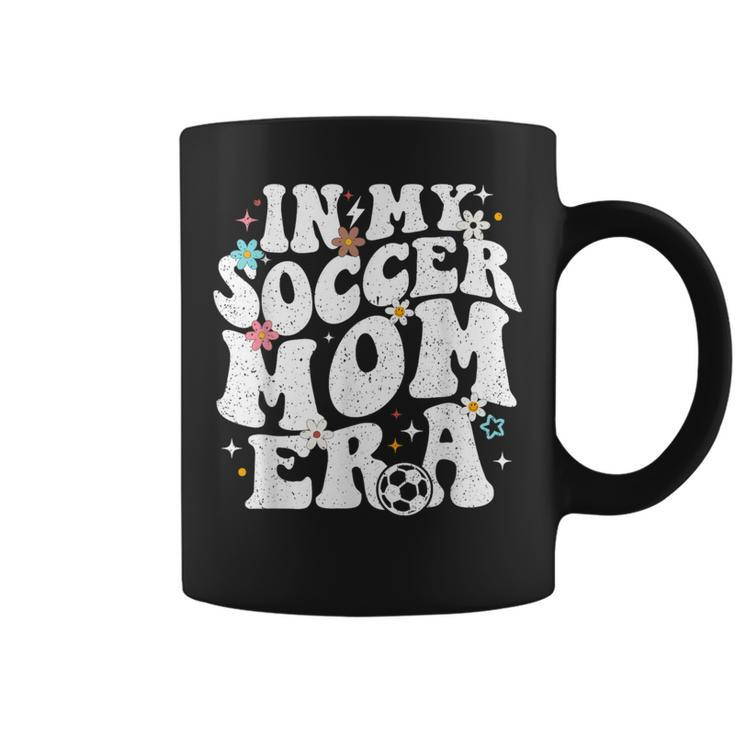 Vintage In My Soccer Mom Era Football Mama Groovy Life Coffee Mug