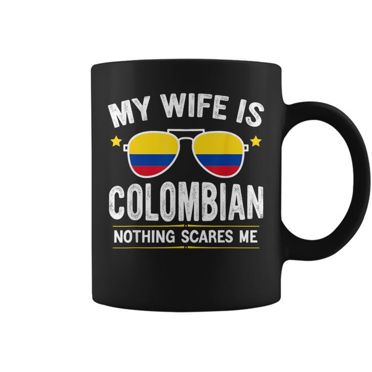 My Wife Is Colombian Proud Husband Colombia Heritage Coffee Mug