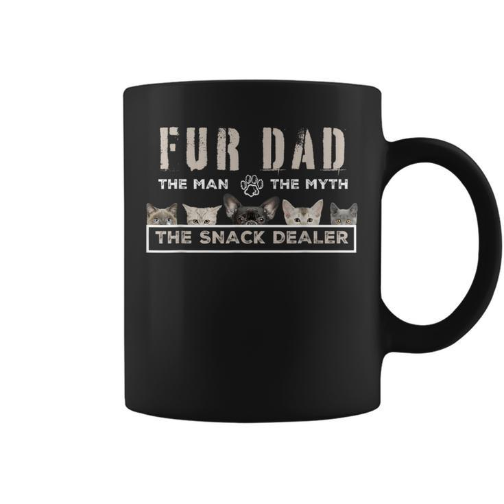 Fur Dad The Man The Myth Men Funny Dog Cat Fathers Day  Coffee Mug