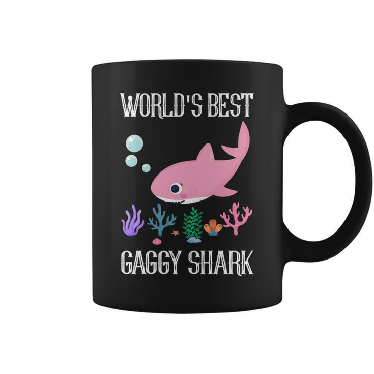 Gaggy Grandma Gift Worlds Best Gaggy Shark Coffee Mug
