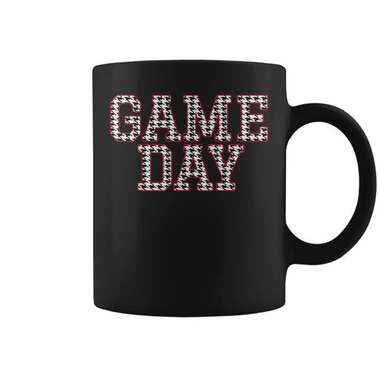Game Day Houndstooth Alabama Football Fans Coffee Mug