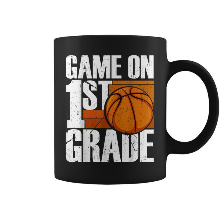 Game On 1St Grade Basketball Back To School First Grade Team  Coffee Mug