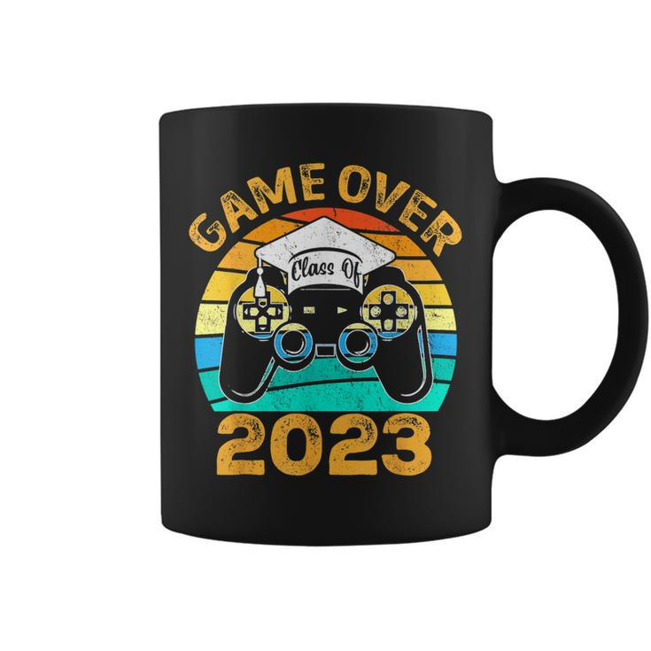 Game Over Class Of 2024 Video Games Vintage Graduation Gamer  Coffee Mug